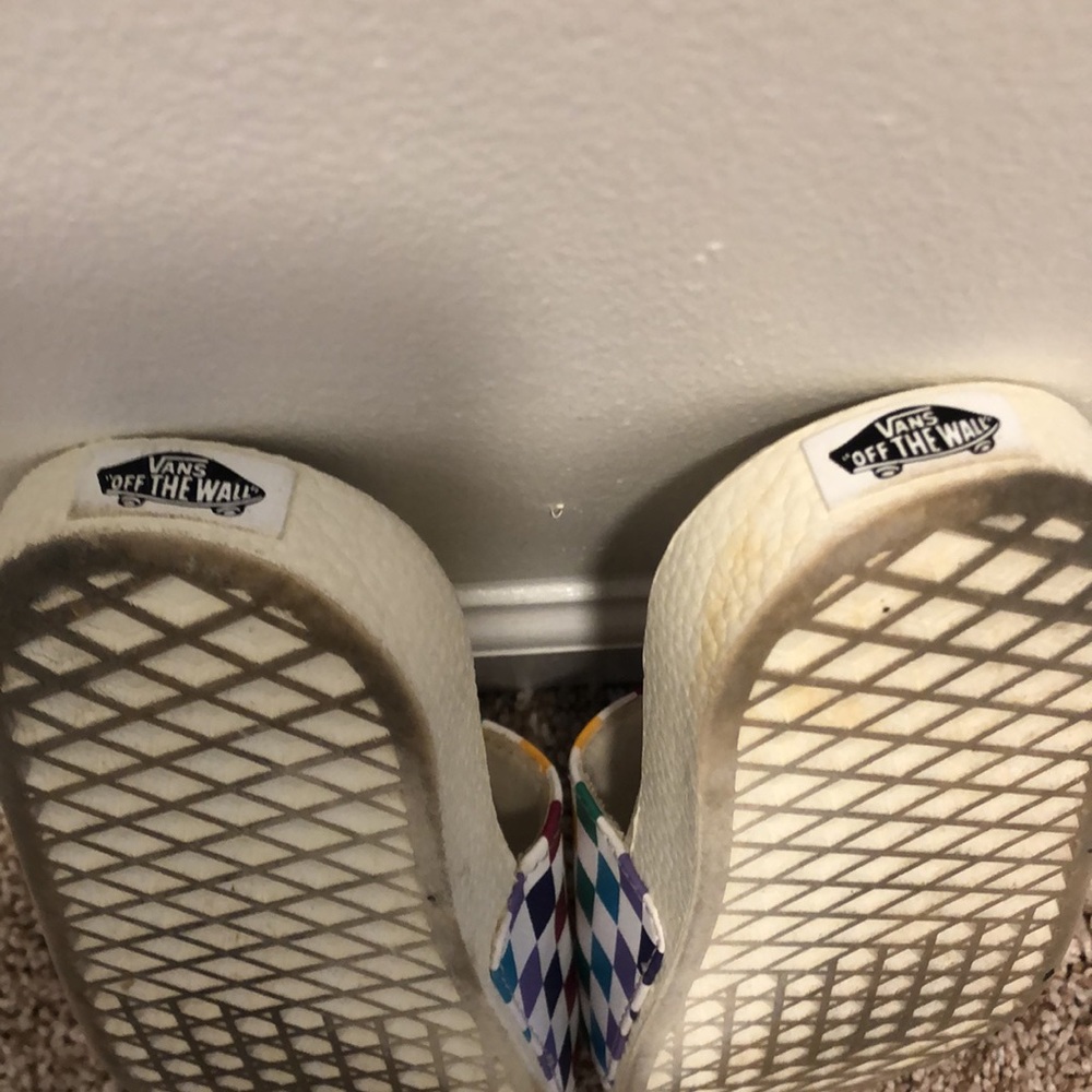 Vans Rainbow Check Slides - Picture 4 of 4